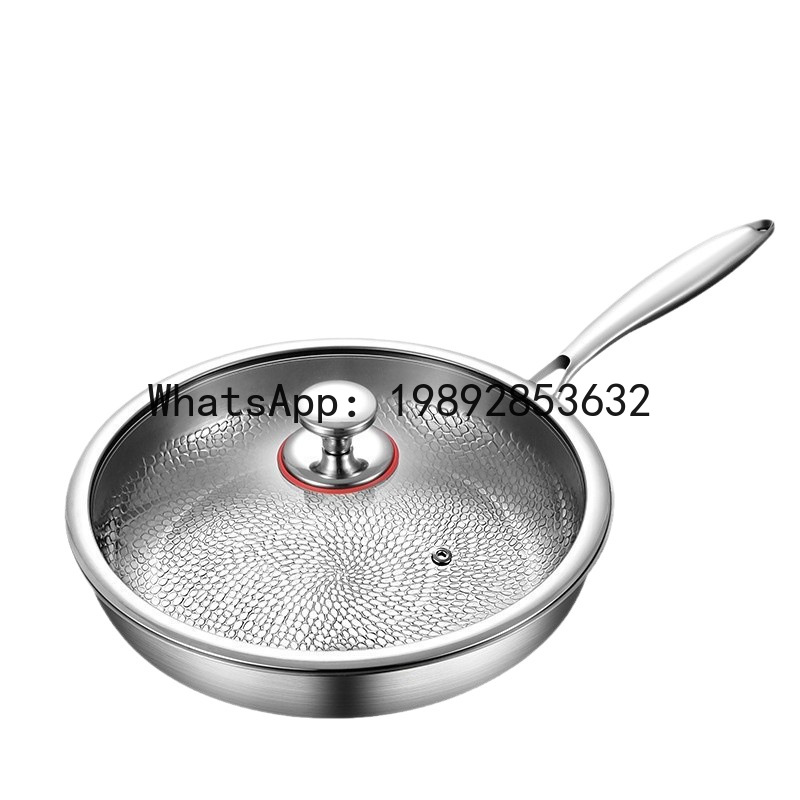 Crepe Pan Nonstick - KK Uncoated non-stick frying pan -
