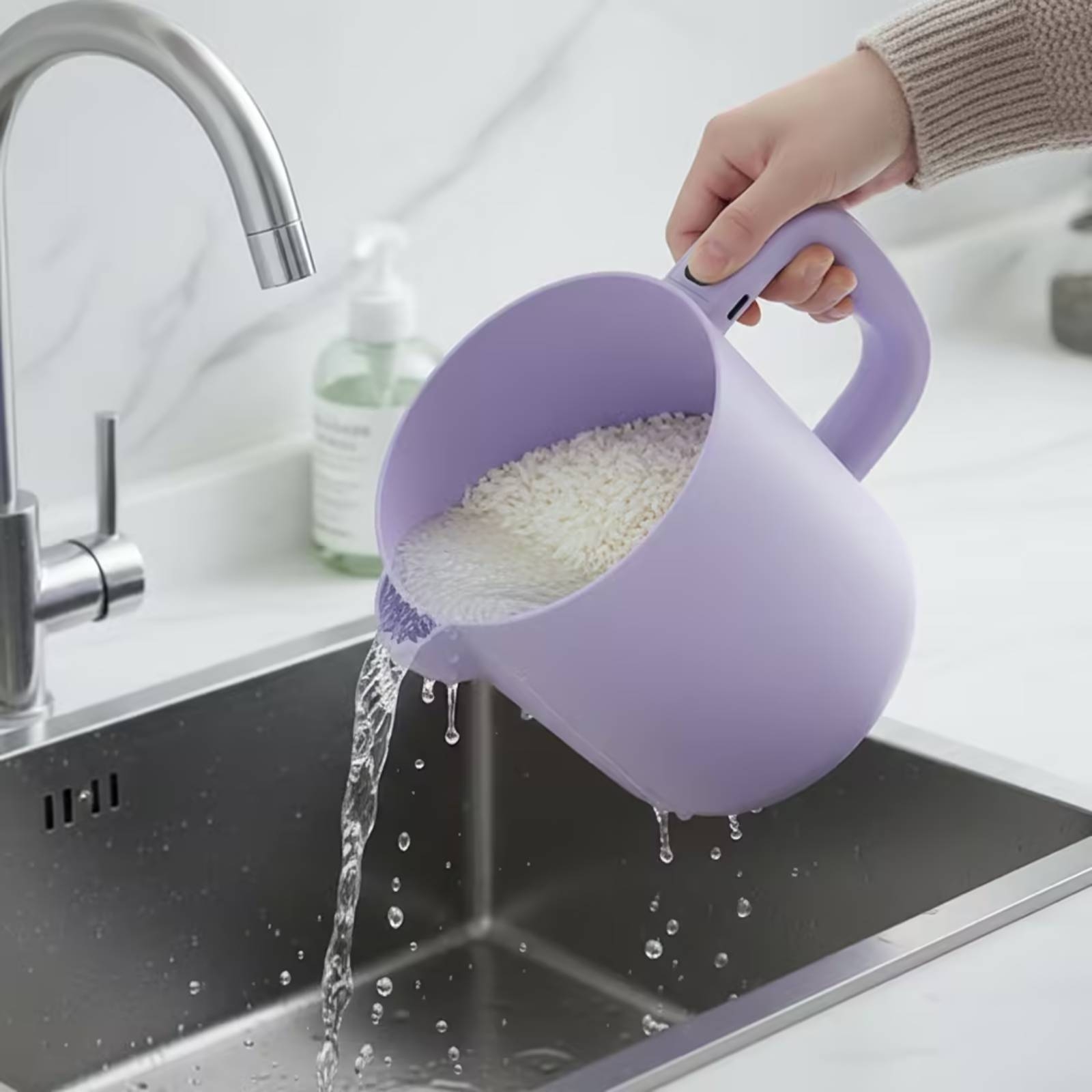 Home Cooking Fast Foods - Electric Rice Washer Automatic Rice Washing
