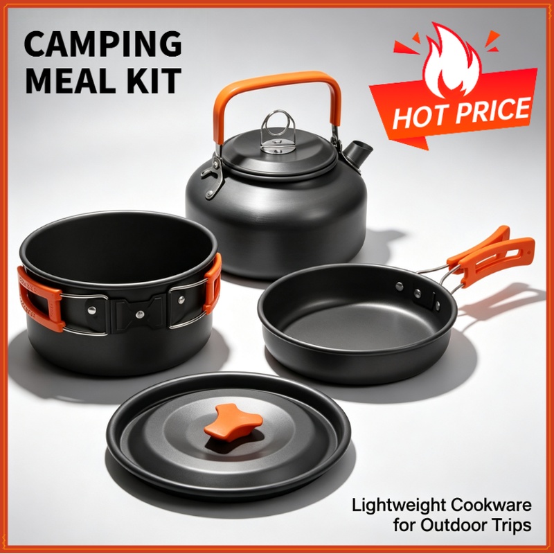 Crepe Pan Nonstick - Camping Cooking set Camping Cookware Travel