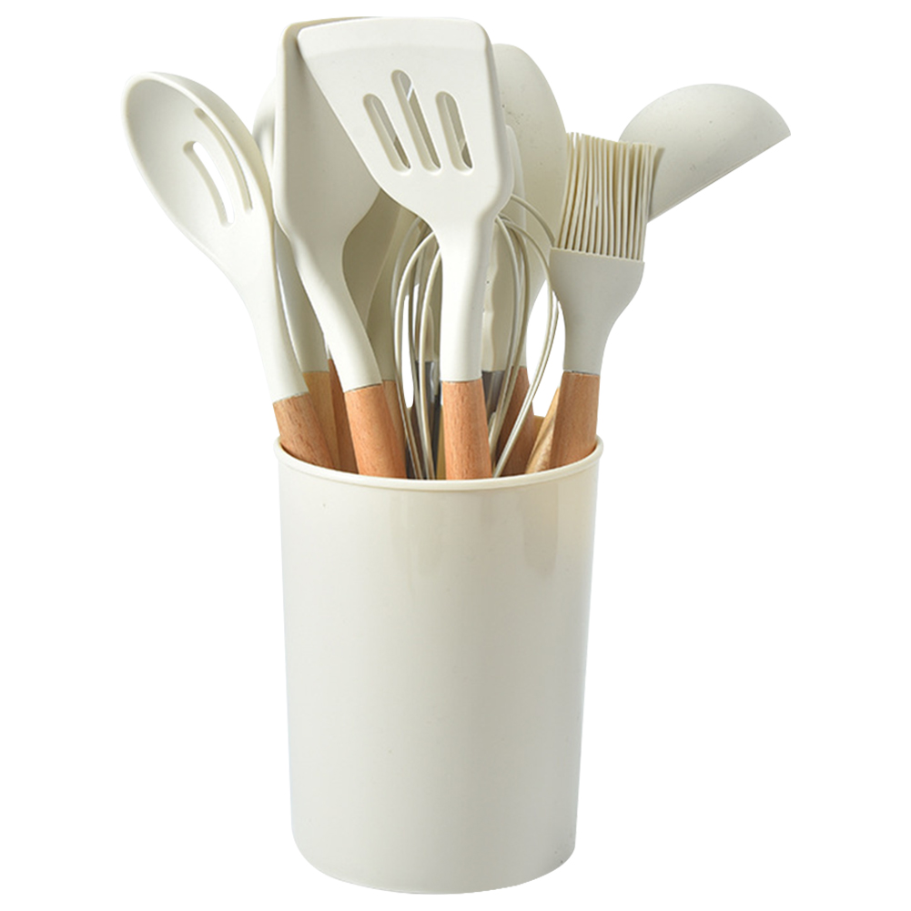 12Pcs Kitchen Utensil Set Heat - Home Cooking Cookbook review and price
