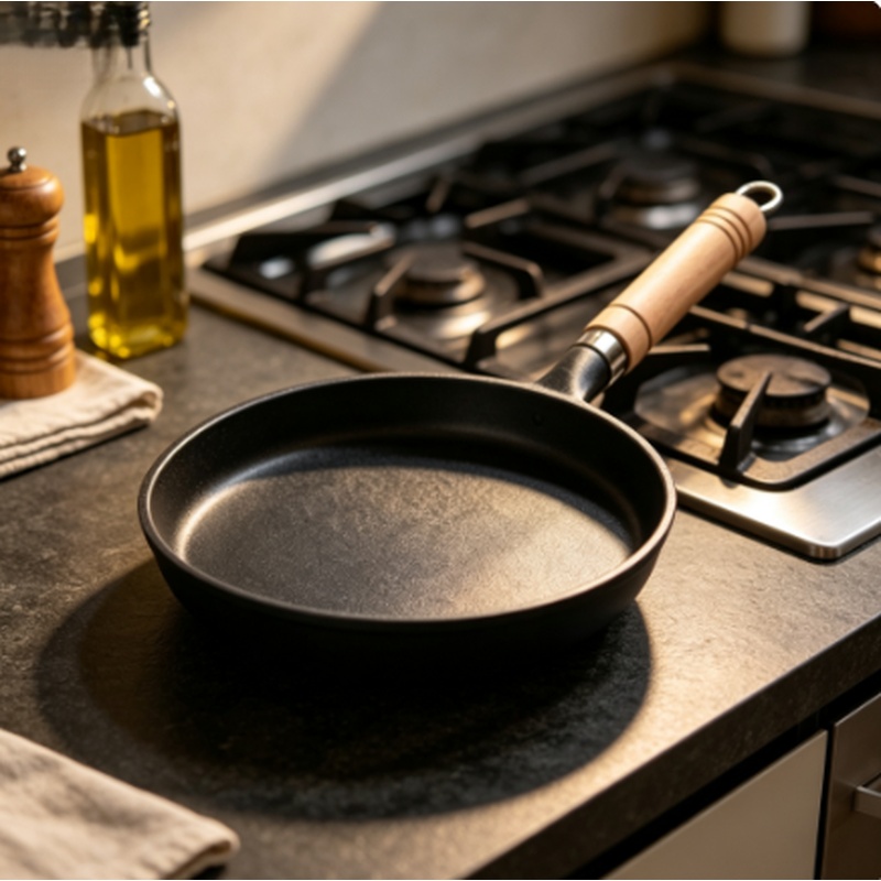26cm Uncoated Cast Iron Skille - Crepe Pan Nonstick review and price