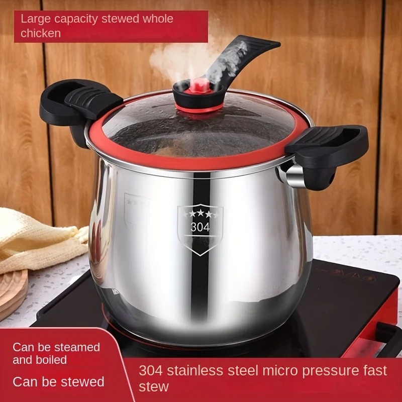 304 Stainless Steel Pressure C - Home Cooking Fast Foods review and price
