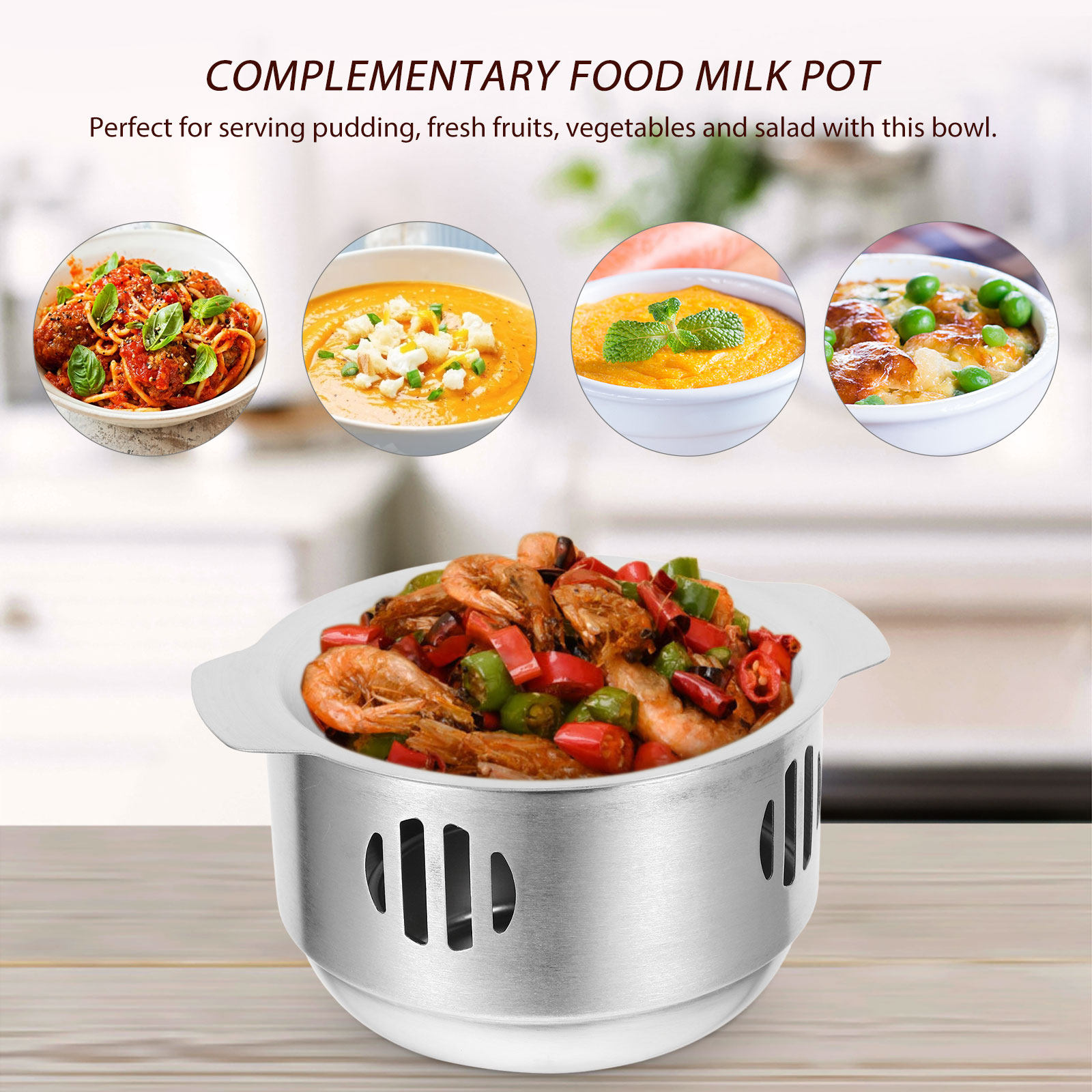 1Set Food Heating Pot with Sto - Home Cooking Fast Foods review and price