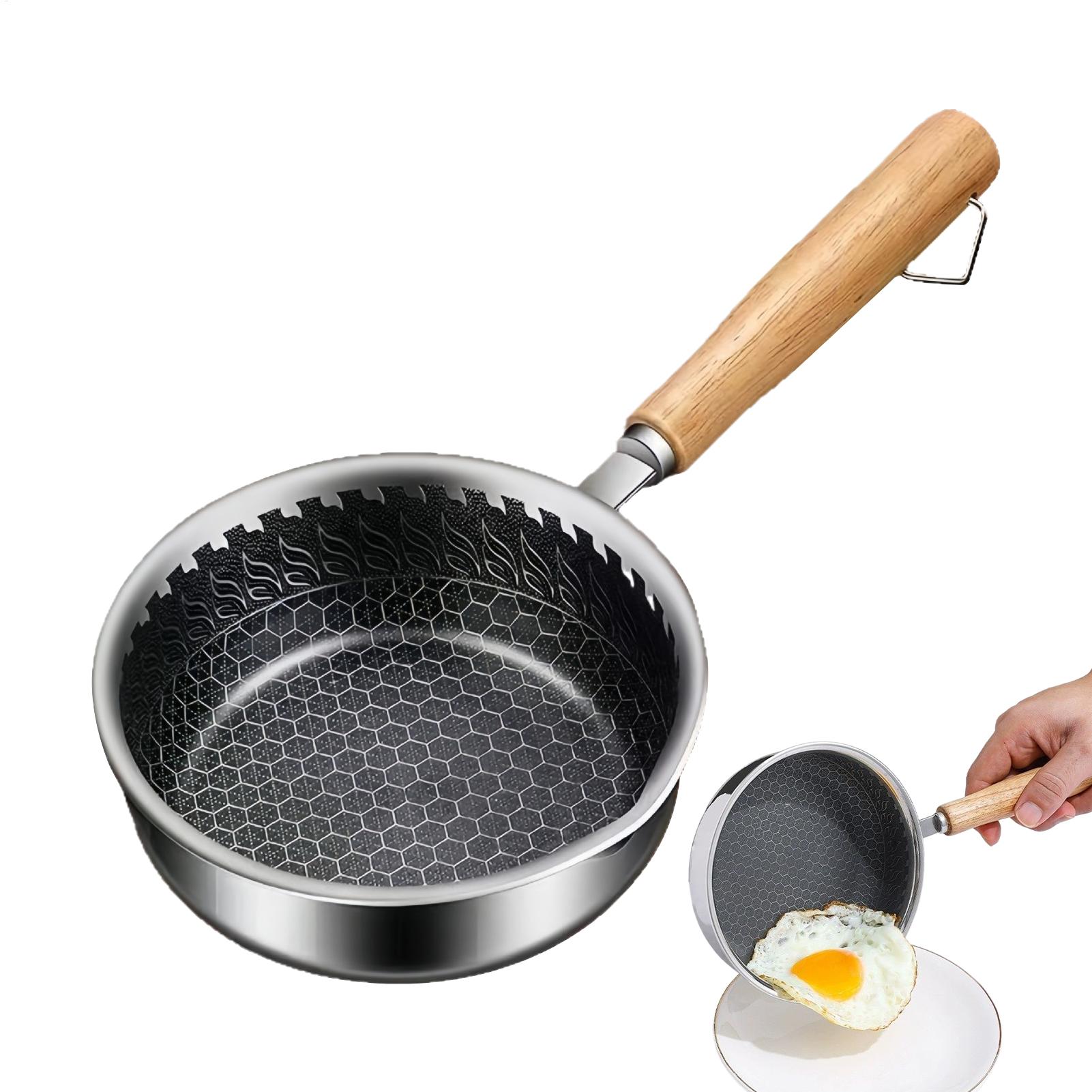 Nonstick Mini Frying Pan Woode - Crepe Pan Nonstick review and price