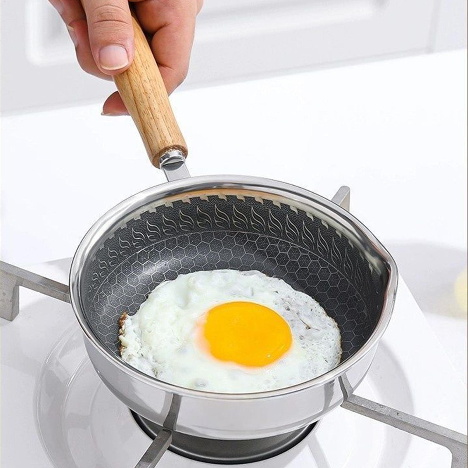 Nonstick Mini Frying Pan Woode - Crepe Pan Nonstick review and price