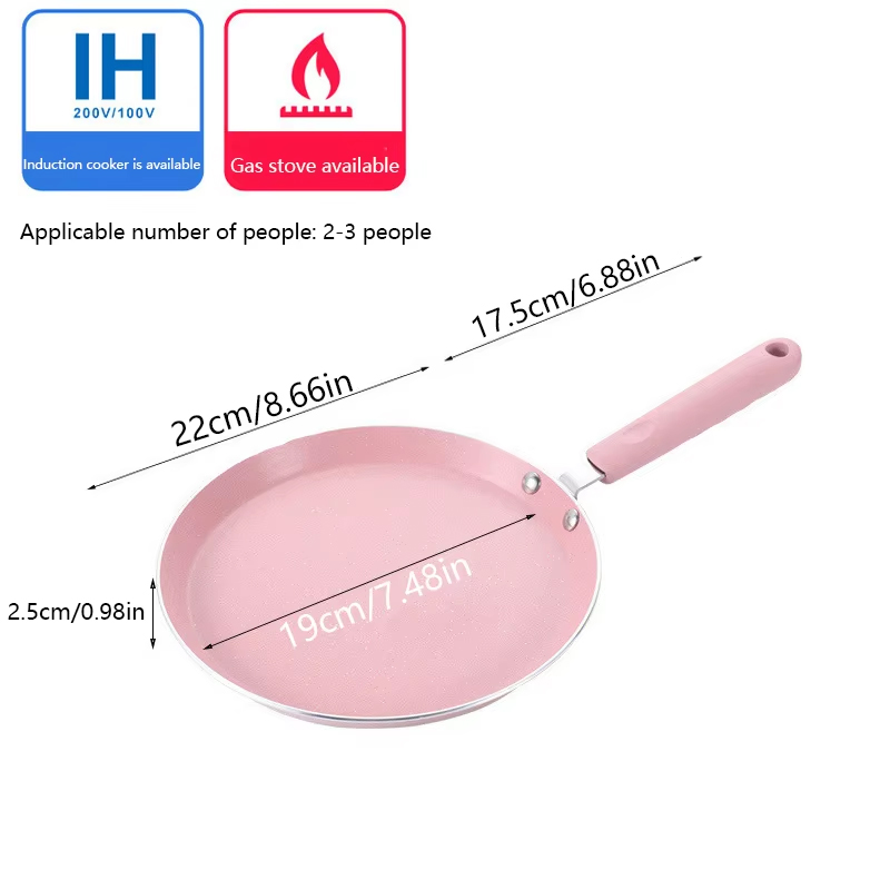 1 Non Stick Pink Frying Pan Fo - Crepe Pan Nonstick review and price