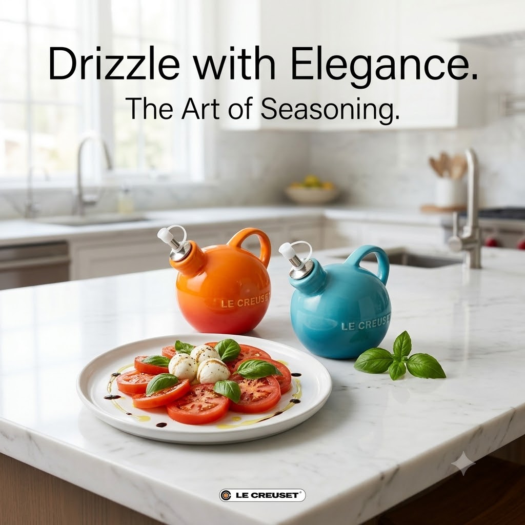 Le Creuset 2 Piece Ceramic Oli - Home Cooking Oil review and price