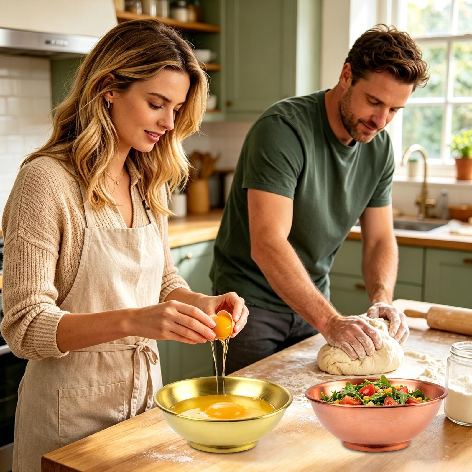 Copper Bowl Large Storage Cont - Home Cooking Food review and price