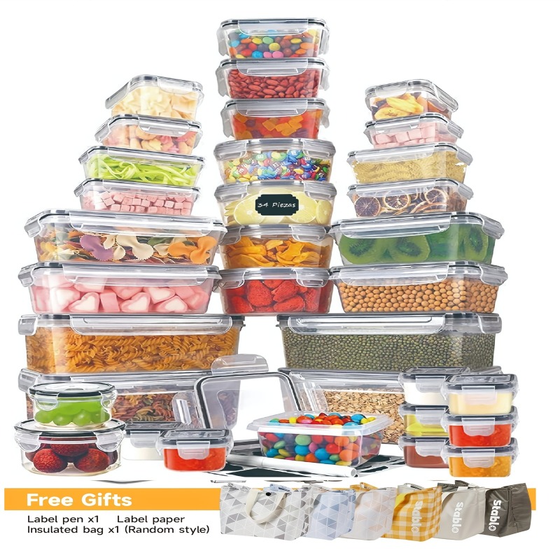 48PCS BPA-Free Food Storage Se - Home Cooking Food review and price