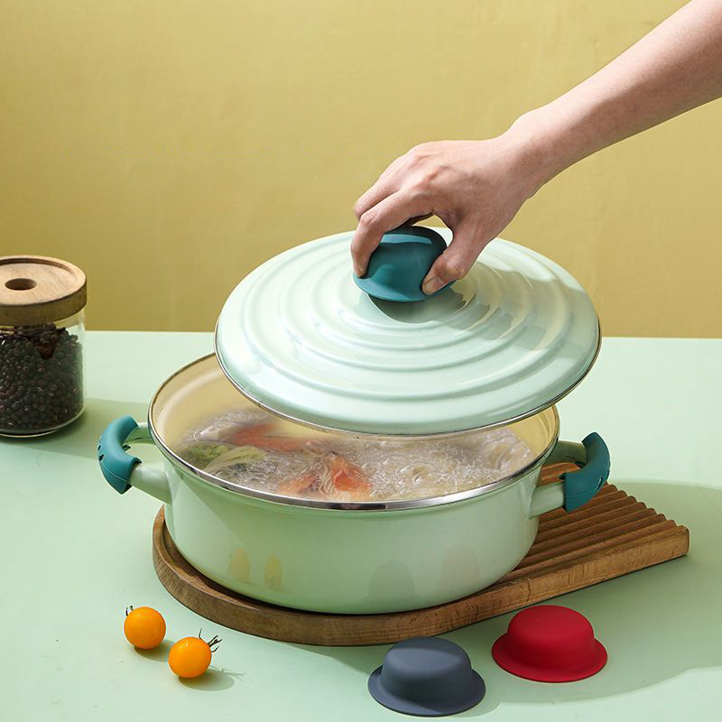 1/2Pcs Heat Resistant Pot Pan  - Home Cooking Cookbook review and price