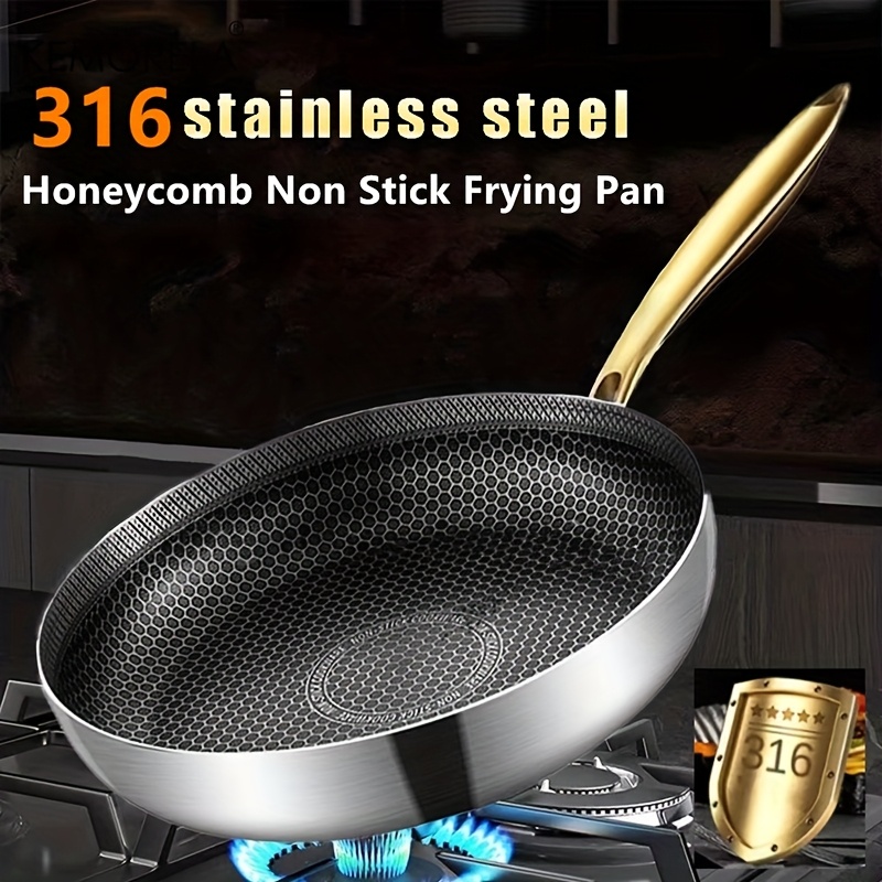 316 Stainless Steel Frying Pan - Home Cooking Cookbook review and price