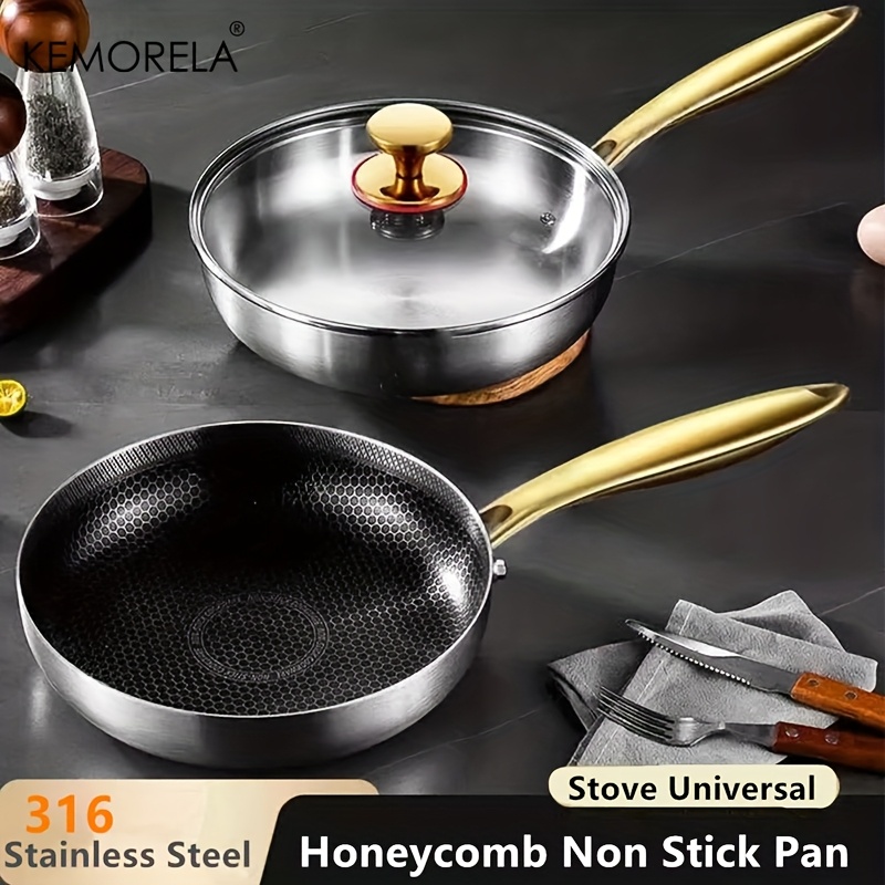 316 Stainless Steel Frying Pan - Home Cooking Cookbook review and price