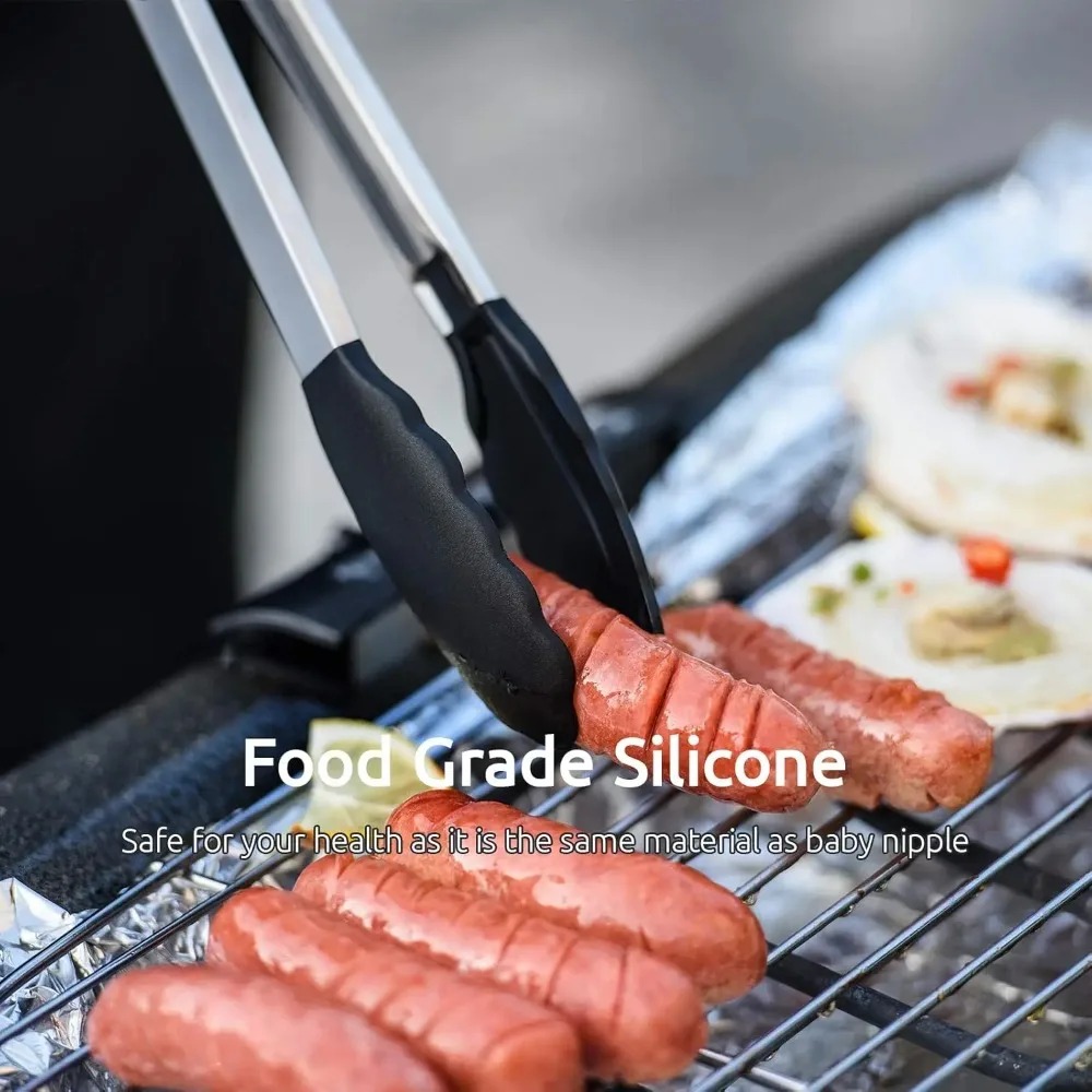 Multi-Size Lock Kitchen Tongs  - Home Cooking Cookbook review and price